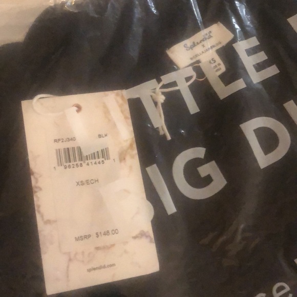 NWT Black Splendid Sweater Cardigan Serafina Cashmere Blend Size XS - Picture 4 of 4